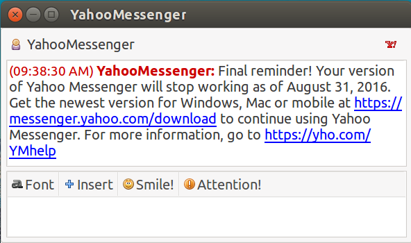 new yahoo messenger for mac 2012